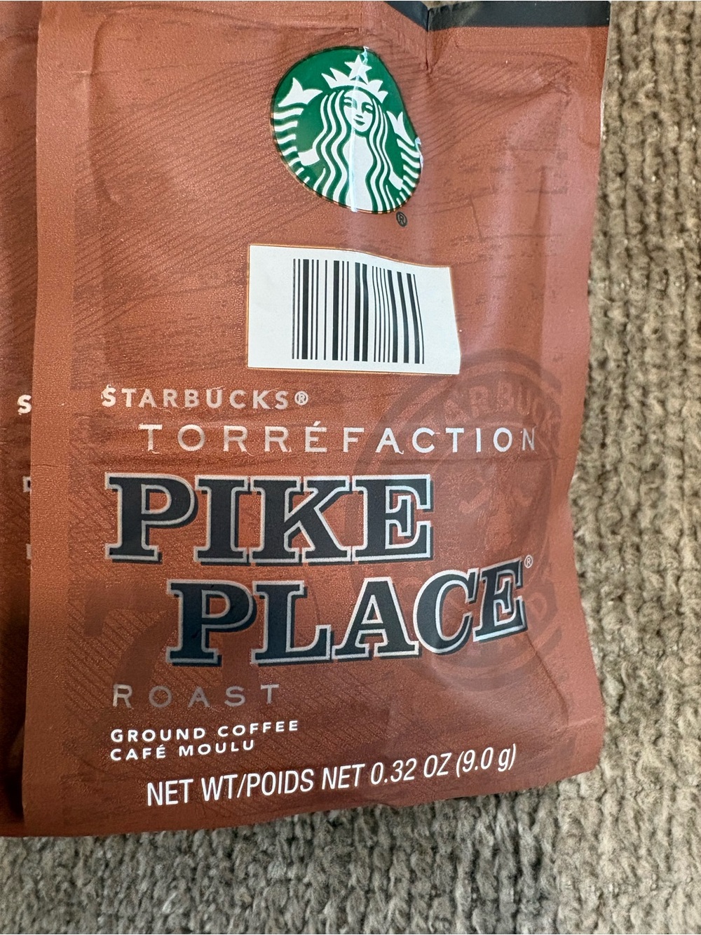 Starbucks Pike Place Roast  Ground Coffee - Brown MT-1/27